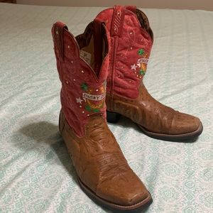 Tony Lama lucky stars women’s boots 9b